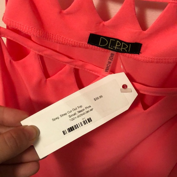 Small neon pink tank - Picture 4 of 5